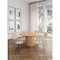Manhattan Comfort Round Dining Set of 7, 59.05 in L, American Solid Ash Wood, Nature and Oatmeal 6-DT05DCCA06-OM - alternate 1